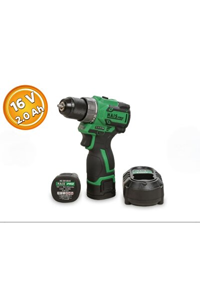 Hais Pro RB-DB16 Profesyonel Vidalama Matkap 16 V 2.0 Ah Çift Akülü Vidalama ...