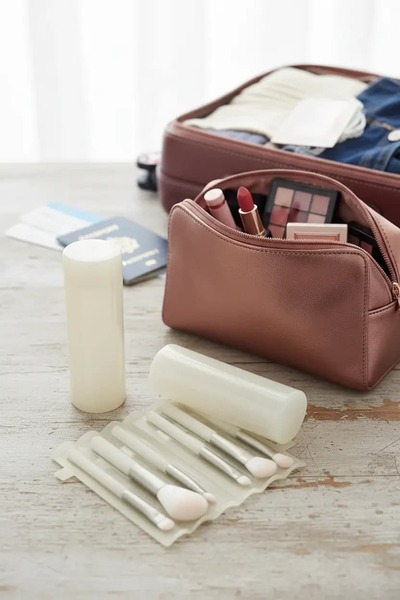 Miniso Taşınabilir Silindir Kılıflı 6 adet Makyaj Fırçası Seti