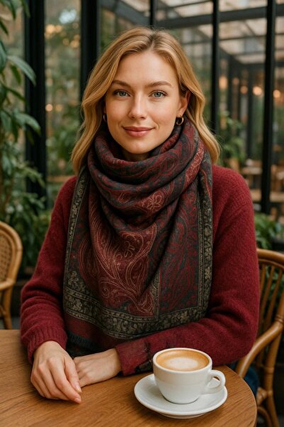 OzBeauty Soft Textured Shawl Patterned Soft Textured Shawl