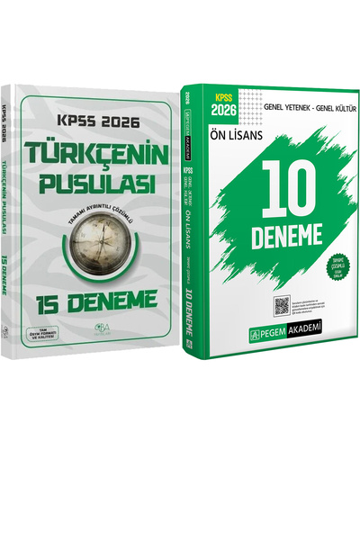 CBA Akademi 2026 KPSS Türkçenin Pusulası 15 Deneme Çözümlü - 2026 KPSS Ön Lis...