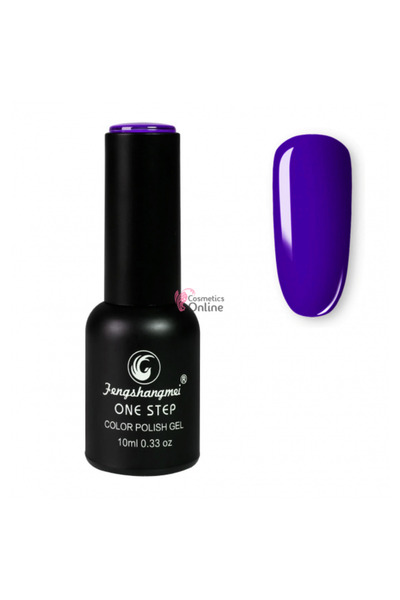 FSM Oja semipermanenta FSM, ONE STEP Color UV/LED 10ml Cod 036 Purple Indigo