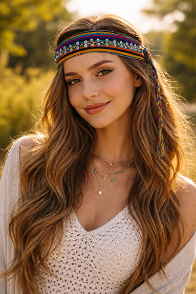 seymenbıçakçılık Local Handmade Bandana |   Traditional Patterned Hair Access...