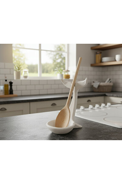 Kafs Store Modern Kaşıklık & Kepçe Tutucu – Isıya Dayanıklı, Şık ve Minimal T...