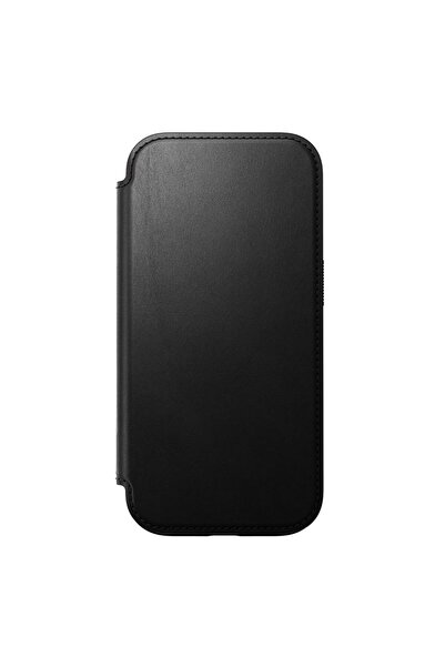 Nomad Leather Folio for iPhone 16 Pro - Black