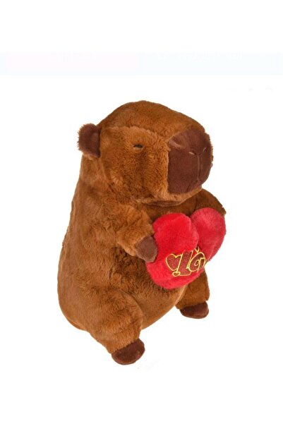 de Jucarie Plus Capybara cu Inima Rosie 28x24x40cm