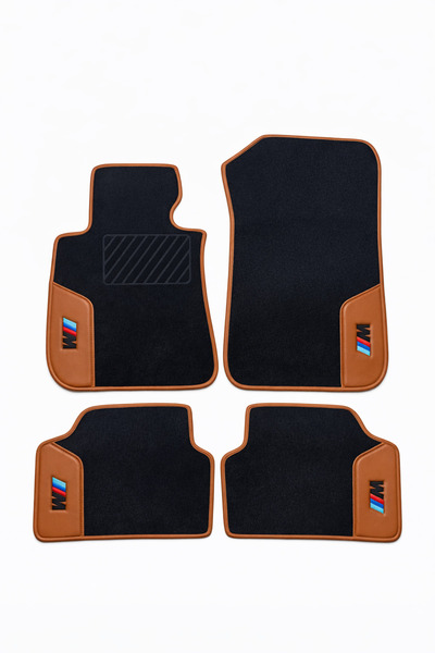 shop Ruby/ Nakışlı kahve Deri desen Oto Halı Paspas BMW 3 SERİSİ E 36 1992 - ...