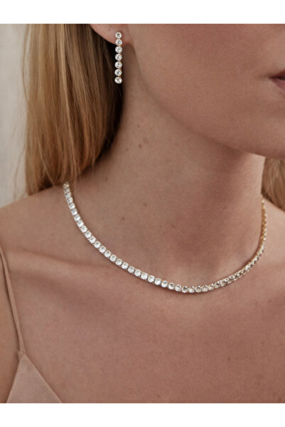 SEKATAŞ Zirkon Taş Su Yolu Kolye ( Dönmeyen )