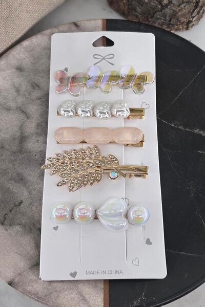 By Zeyna Aksesuar Colorful Mixed Model Set Buckle