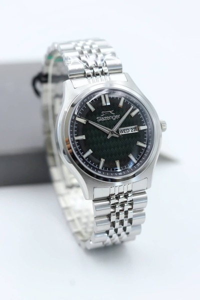 Slazenger Çelik Kordon Erkek Kol Saati 10 ATM Su Geçirmez ASW123-i1320SLZ