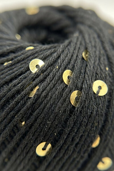 Feza Dior Pullu İnce Örgü İpi (1 Adet) – %75 Pamuk %25 PES, 100 g / 310 m, Şa...