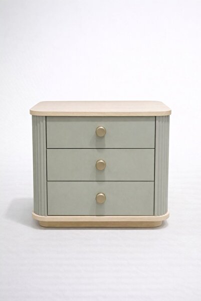 VİVALDİ FURNITURE Arancia Komodin Mint Yeşili Yatak Odası Çocuk Odası Bebek O...