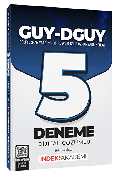 İndeks Akademi 2026 GUY-DGUY Gelir Uzman Yardımcılığı 5 Deneme Çözümlü - Mura...