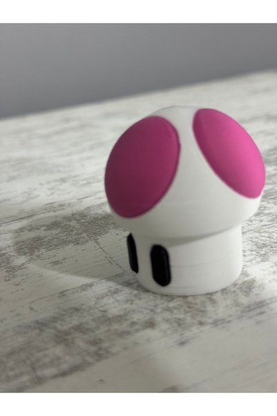 TRİDEON 3D Fidget Clicker Mushroom House Model Keychain