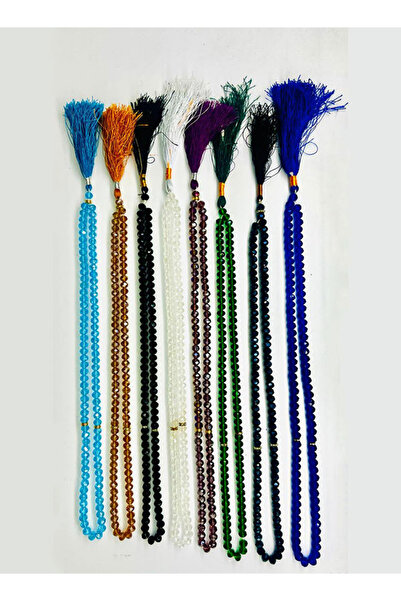 M.A Traders Crystal 100 Beads Rosary/Tasbih – Set of 8 Pieces | 10mm Bead Siz...