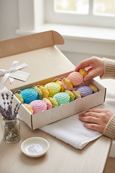 star bathbomb starbomb Candy Spa Box 6 Adet Banyo Topu / Nem Bombası / Banyo ...