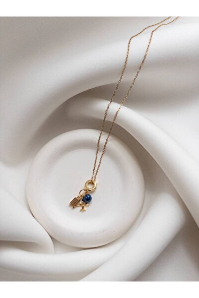 Minne Jewelry-Accessory Çelik Zincir Kolye - Uçak ve Bavul Temalı Kolye - Çel...