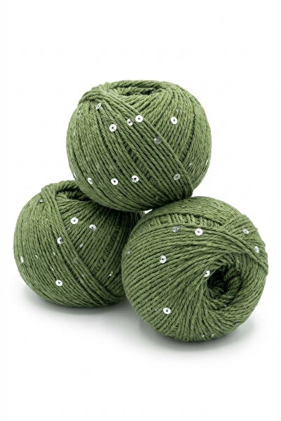 Feza Dior Pullu İnce Örgü İpi (2 Adet) – %75 Pamuk %25 PES, 100 g / 310 m, Şa...