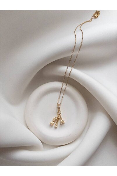 Minne Jewelry-Accessory Çelik Zincir Kolye - Çelik Zincir Eyfel Kulesi Temalı...