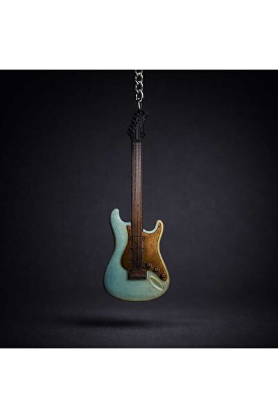 Moshu Design Electric Guitar Keychain Bag Ornament Charm