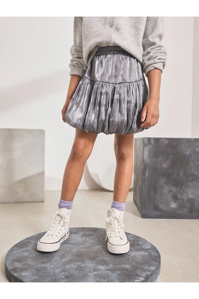 Next Baby تنورة منفوشة باللون الرمادي الداكن