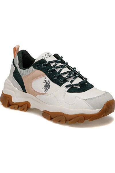 U.S. Polo Assn. Connect Tracky Cream Green Women's Sneaker