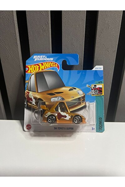 HOT WHEELS HotWheels 94 Toyota Supra Model Araba (Gold) çatlak var