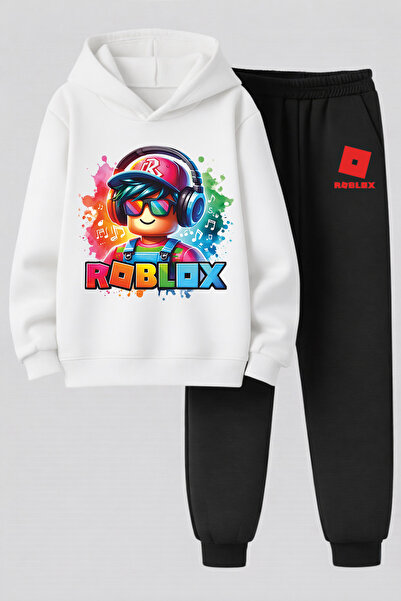 MAGORS ROBLOX ПЕЧАТЕНА 3-НИШЕНА КАЧЕСТВЕНА СУИТШОРТ И СПОРТНИ ПАНТАЛОНИ ДЕТСК...