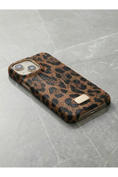OSG iPhone 13 and 14 Compatible Leopard Pattern Premium Luxury Quality Phone ...