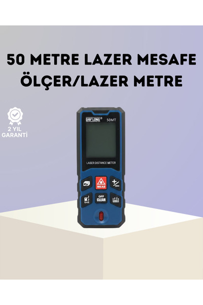 Teknoşık TEKNO ŞIK Лазерний вимірювач 50 МТ Точне та швидке вимірювання