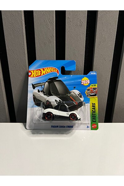 HOT WHEELS HotWheels Pagani Zonda Cınque ModeL Araba (Beyaz)