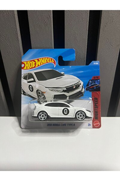 HOT WHEELS HotWheels 2018 Honda Cıvıc Type R Model Araba (Beyaz)