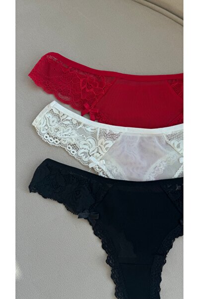 YOYYO Women's Lace Thong Panties String Women's Underwear Lingerie Daily, Fan...