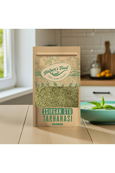 NATURES FOOD Isırgan Otu Tarhanası 250gr Doğal Isırgan Otundan Koruyucu Katkı...