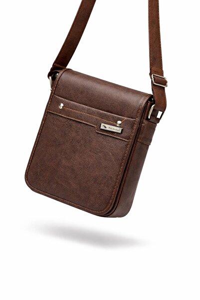 Blue Burry Men’s PU Leather Crossbody Bag | Small Shoulder & Travel/Crossbody...