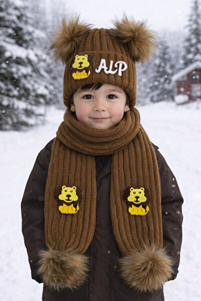 ues TABA İSİMLİ TRİKO ATKI BERE SET