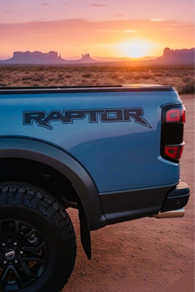 Yalıgraf Reklam Tabela مجموعة ملصقات رابتور لسيارة فورد رينجر (قطعتان) بطول 6...