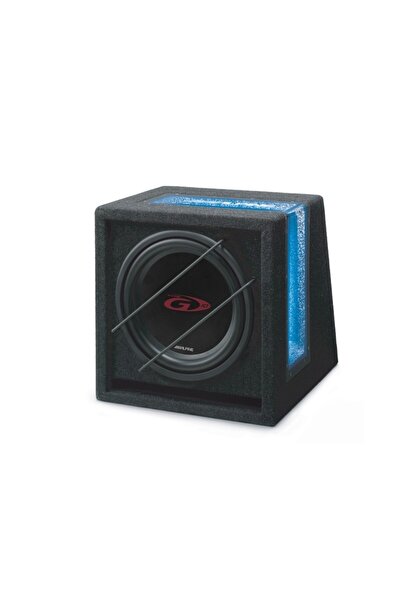 Alpine SBG-1044BR 25 cm Kabinli Subwoofer/Mavi LED Aydınlatmalı