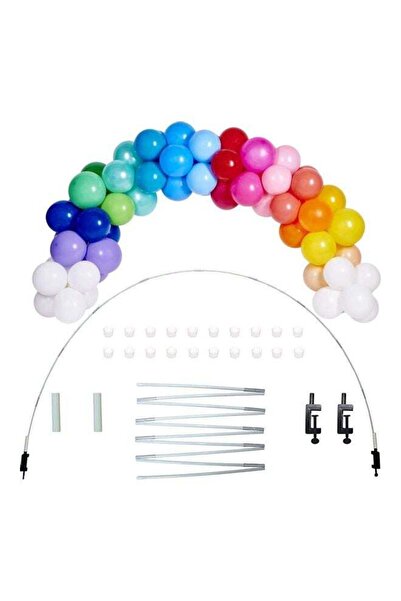 LIXADA مجموعة قوس البالونات القابل للتعديل من Party with Emma