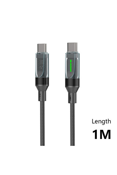 Kodak كابل شحن سريع من النوع C إلى النوع C بقدرة 60 واط وتيار 6 أمبير مع سلك ...