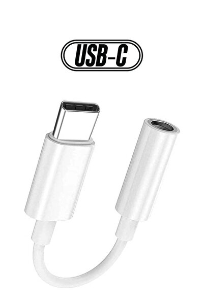 Beauenty Type C to 3.5mm Headphone Jack Adapter – White, High-Quality Audio C...