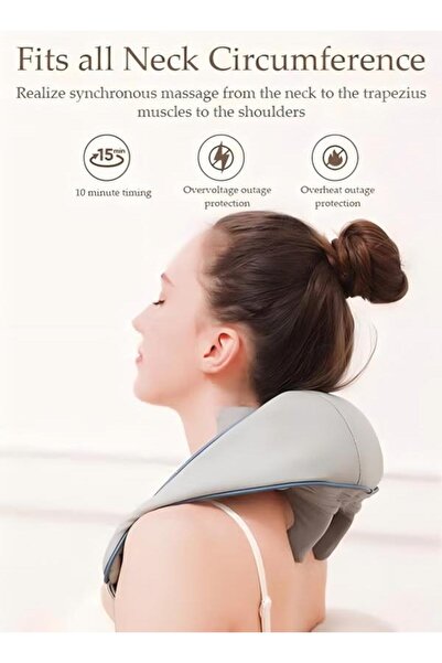 Generic Neck Heating Massager Electric Neck Shoulder Massager Massage Pillow