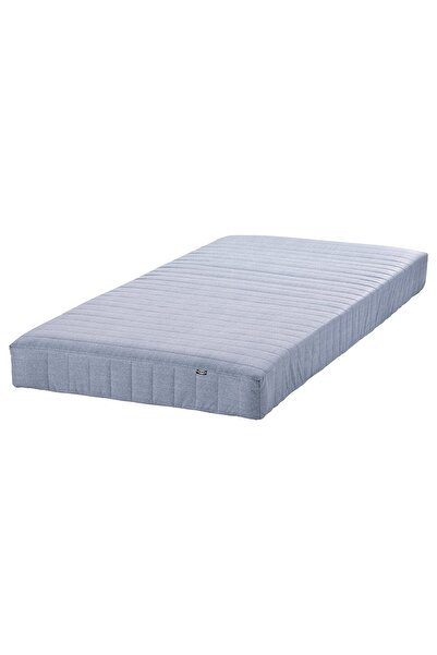 AZOZ MERCHLY Sprung mattress, extra firm/light blue, 90 x 200 cm