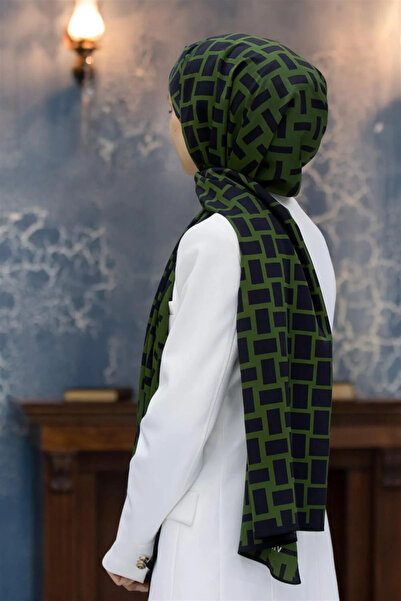 Vissona MĂTĂRĂ DE LUX MEDINA CU MODEL CARO, CULOARE VERDE SMARALD, 75X195, ȘA...