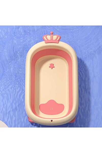 Ominii Collapsible Baby/Kids Bathtub with Non-Slip Design - Mini Swimming Poo...