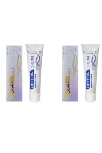 GALDERMA كريم ديفيرين 0.1% أدابالين 30 غرام عبوة من قطعتين