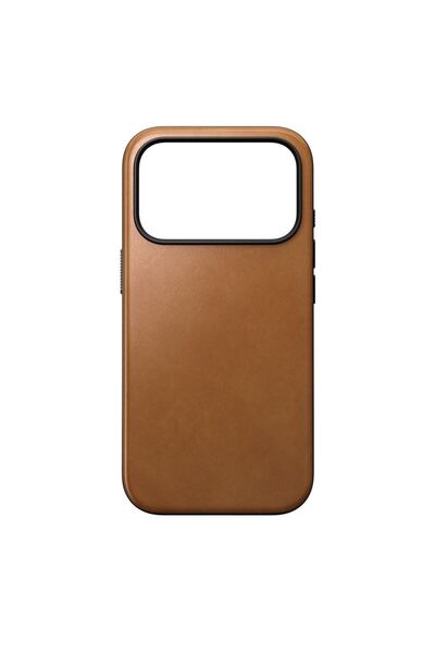 Nomad Leather Case for iPhone 17 Pro, English Tan