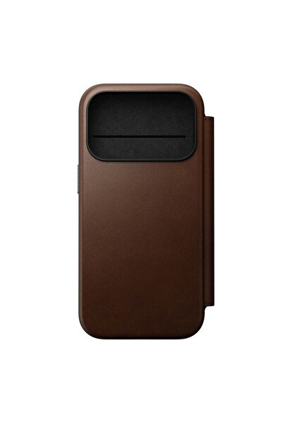 Nomad Leather Folio Case for iPhone 17 Pro - Brown