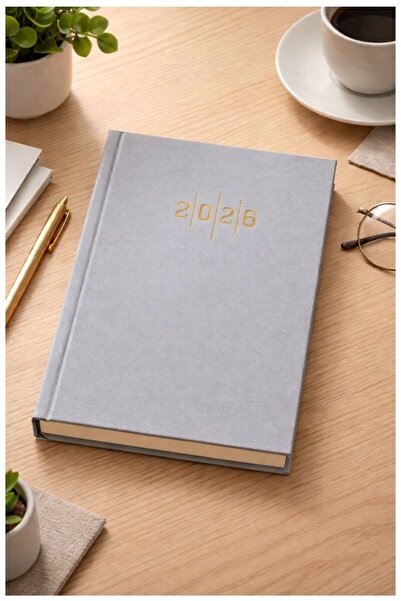 Artlantis 2026 Ajanda 14x20 cm Çizgili Cilt Bezli Dikişli 1 Adet Günlük Planl...
