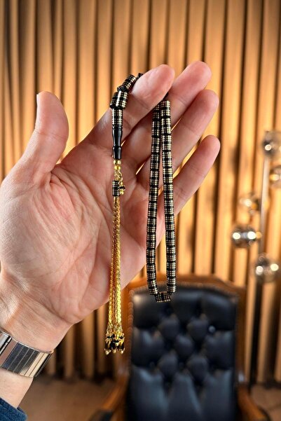 dergah tesbih Silver Chakim Cut Model Crimped Amber Prayer Beads