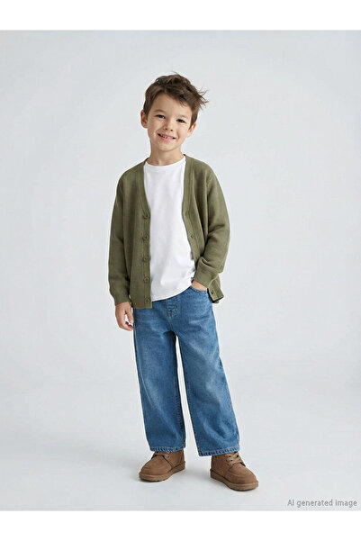 LC Waikiki Pantaloni de blugi pentru băieți Indigo Loose Fit